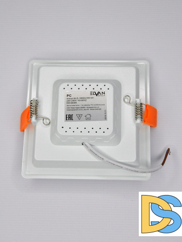 Встраиваемый светильник Elvan VLS-106SQ-6W-NH-Wh