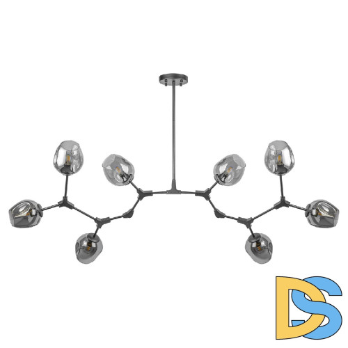 Люстра на штанге AM Group LOFT-8 BK