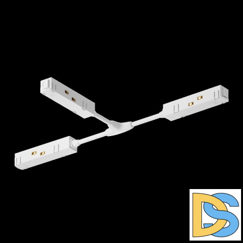 T-образный коннектор питания для магнитного шинопровода Maytoni Technical Magnetic track system Gravity TRA004CWT-22W