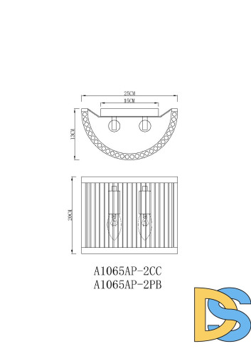 Настенный светильник Arte Lamp Anetta A1065AP-2CC