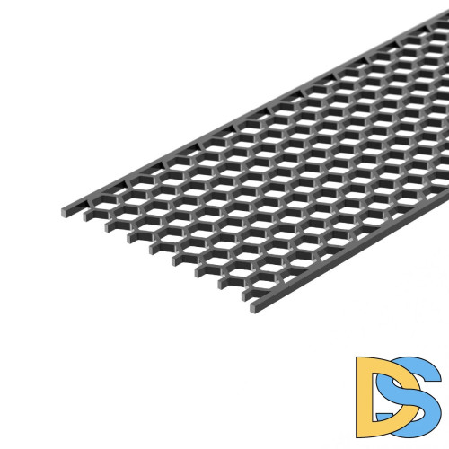 Решетка антибликовая Arlight LINE-5075-HONEYCOMB BLACK 044883