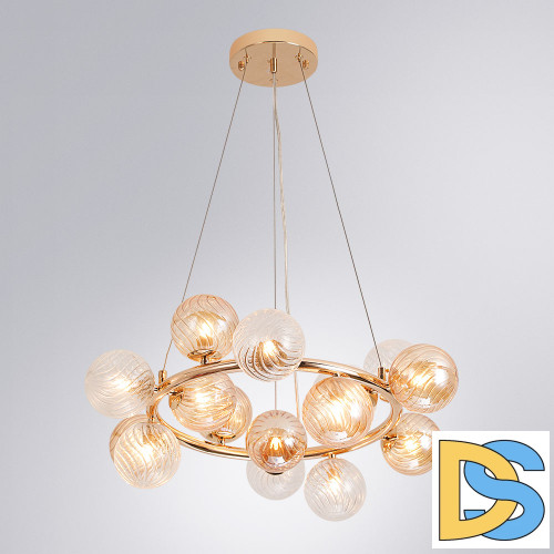 Подвесная люстра Arte Lamp Etereo A5261LM-15GO