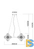 Подвесная люстра Arte Lamp Etereo A5261LM-15GO