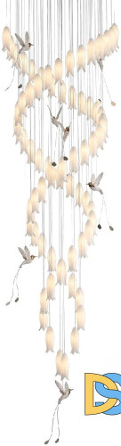 Каскадная люстра Mizi'en Polly MZ121830-68-800