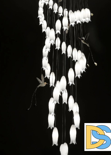 Каскадная люстра Mizi'en Polly MZ121830-68-800