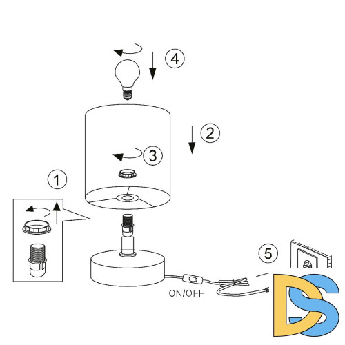 Настольная лампа Rivoli Eleanor 7070-502 Б0057270