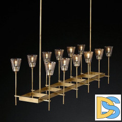 Подвесная люстра ImperiumLoft RH Torche De Verre 74929-22