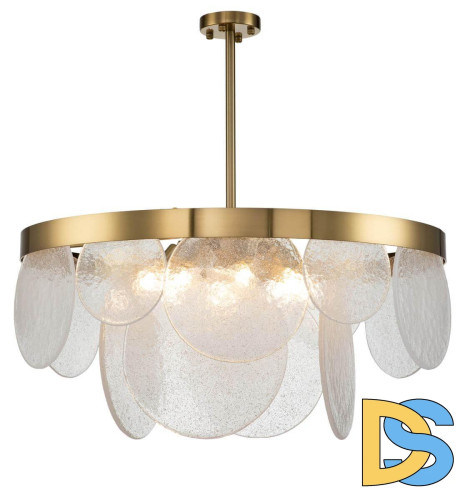 Люстра на штанге Indigo Bianco 12018/6R Brass V000012