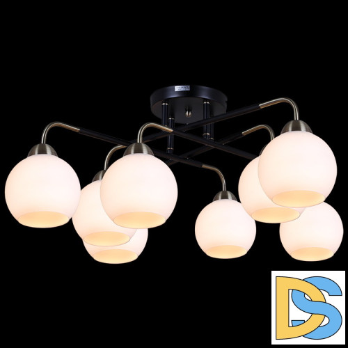 Люстра на штанге Illumico IL0252-8CSQ-79 BK AB