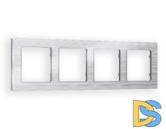 Рамка четырехместная Ambrella Volt Platos AF550104