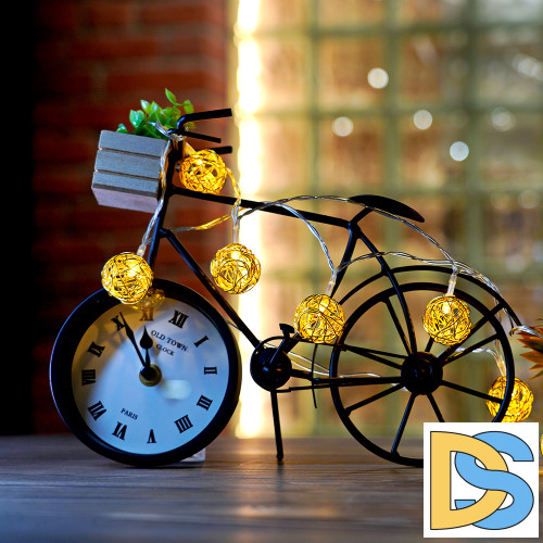 Гирлянда линейная Золотые шарики Feron CL594 51450