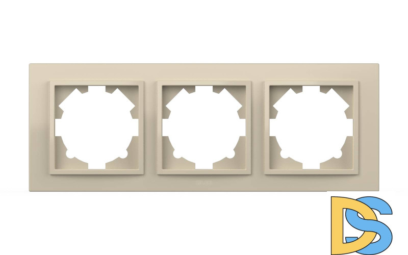 Рамка трехместная ELBI Zena 500-010300-227