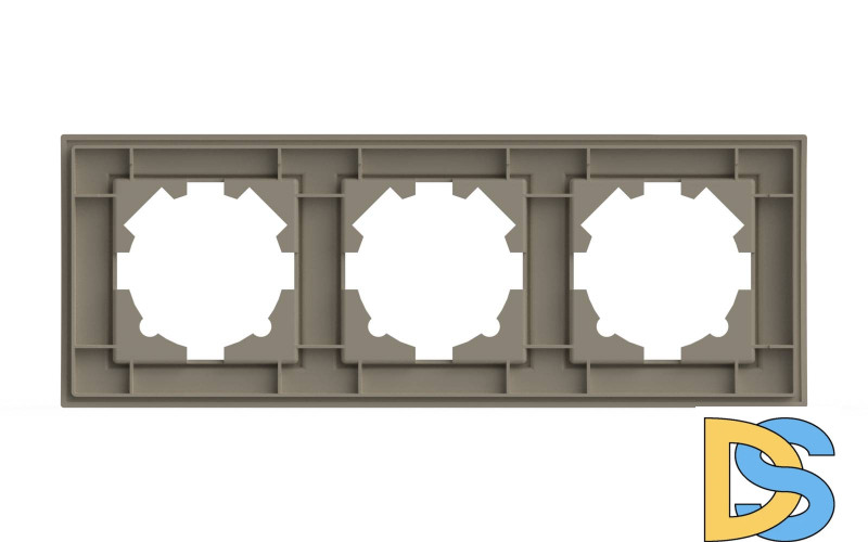 Рамка трехместная ELBI Zena 500-010300-227