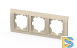 Рамка трехместная ELBI Zena 500-010300-227