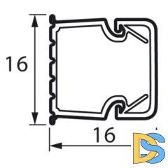 Кабельный мини-канал Legrand METRA 16x16х2000мм 638191