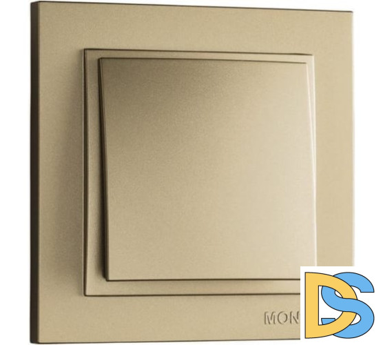 Выключатель одноклавишный Mono Electric Despina 10А 250В титан 102-222225-100