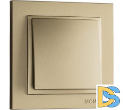 Выключатель одноклавишный Mono Electric Despina 10А 250В титан 102-222225-100