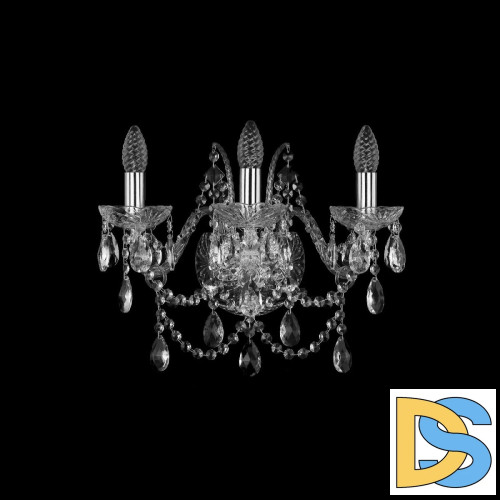 Бра Bohemia Ivele Crystal 1411B/3/160 Ni