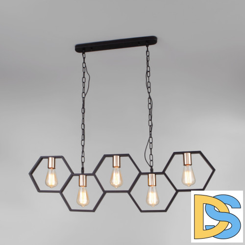 Подвесная люстра Eurosvet 70117/5 черный