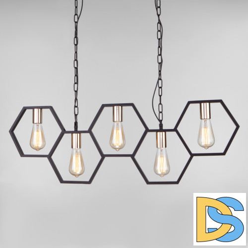 Подвесная люстра Eurosvet 70117/5 черный