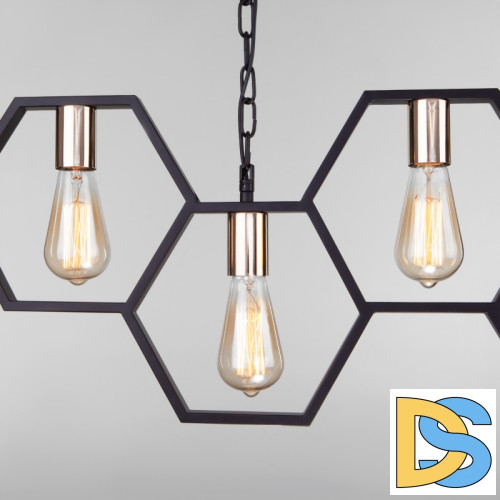 Подвесная люстра Eurosvet 70117/5 черный