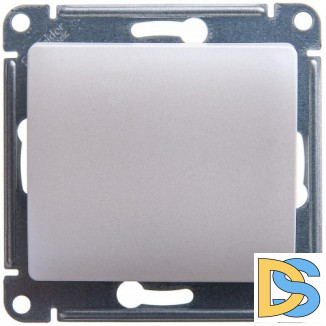 Выключатель 1-клавишный, Перламутр, серия Glossa, Schneider Electric