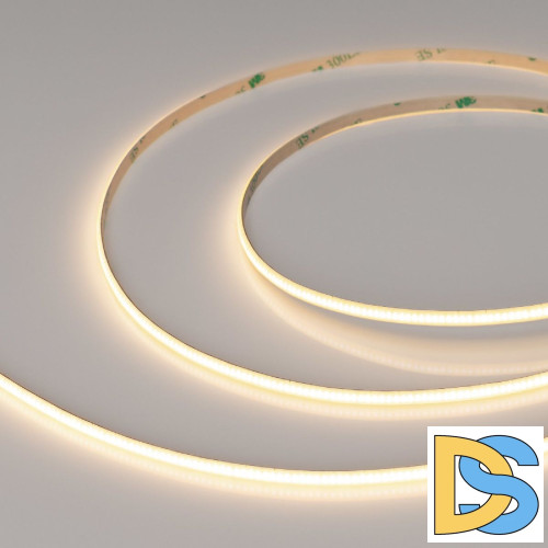 Светодиодная лента Arlight COB-X504-5mm 12V Warm3000 (6.5 W/m, IP20, CSP, 5m) 041789