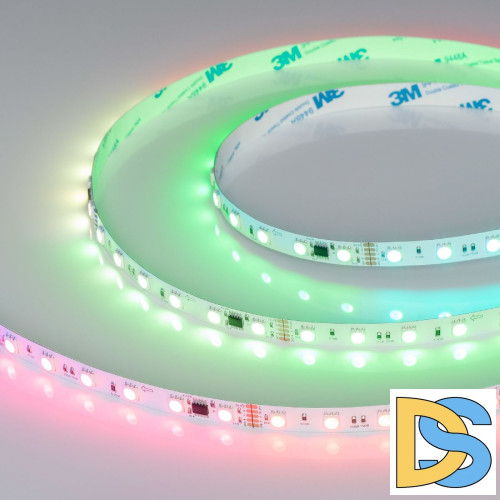 Светодиодная лента Arlight DMX-B60-10mm 24V RGB-PX6 (14 W/m, IP20, 5060, 5m) 039183