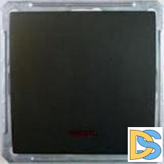 Выключатель 1-клавишный, перекрестный с подсветкой (с трех мест), Черный бархат, серия Wessen 59, Schneider Electric