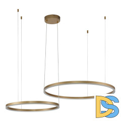 Подвесная люстра Indigo Galass 14001/2P Gold V000011L