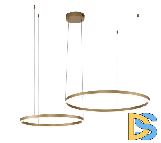 Подвесная люстра Indigo Galass 14001/2P Gold V000011L