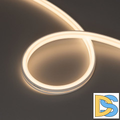 Светодиодная герметичная лента Arlight MOONLIGHT-TOP-U-A156-13x12mm 24V Warm3000 (11 W/m, IP67, 5m, wire x2) 042779