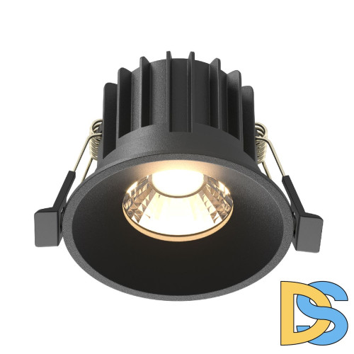 Встраиваемый светильник Maytoni Round DL058-12W3K-B