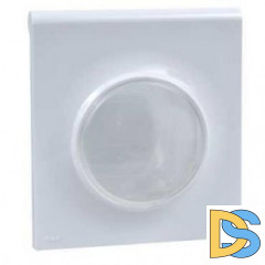 Выключатель 1-клавишный; влагозащищенный IP44, Белый, серия Odace, Schneider Electric