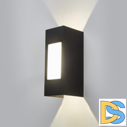 Уличный настенный светильник Elektrostandard 1638 Techno LED черный 4690389182044 a054929