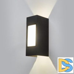 Уличный настенный светильник Elektrostandard 1638 Techno LED черный 4690389182044 a054929