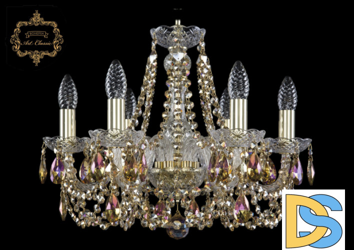 Подвесная люстра Art Classic 11.11.6.165.Gd.Sp.R777