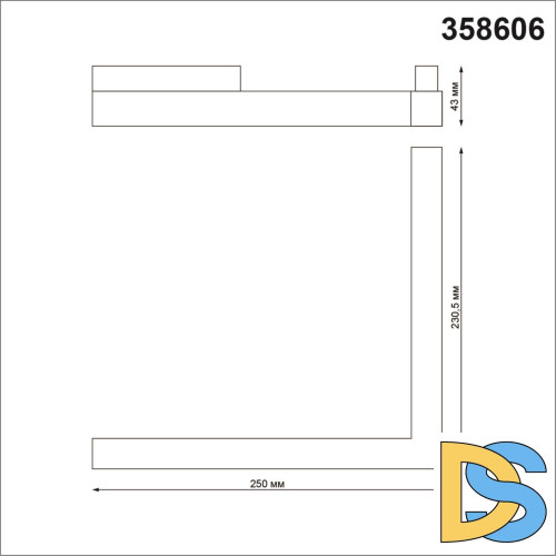 Трековый светильник Novotech Flum 358606