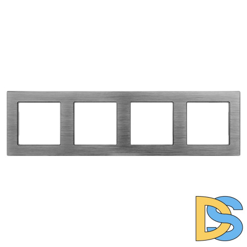 Рамка на 4 поста Arlight FRM-PRESTO-ALS-4-GR 043863