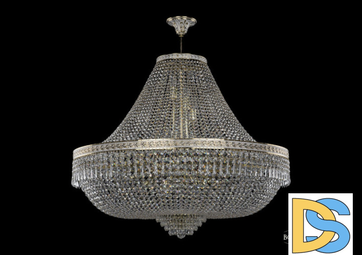 Люстра на штанге Bohemia Ivele Crystal 19271/H1/100IV GW
