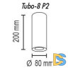 Потолочный светильник TopDecor Tubo8 P2 11