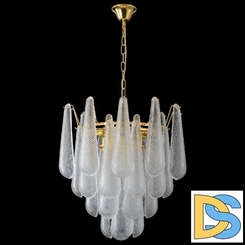 Подвесная люстра Crystal Lux FONTAIN SP8 GOLD