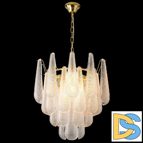 Подвесная люстра Crystal Lux FONTAIN SP8 GOLD