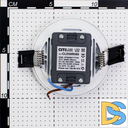 Встраиваемый светодиодный светильник Citilux Омега CLD50R080