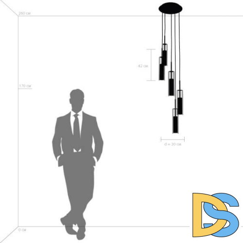 Подвесная люстра Lightstar Cilino 756056