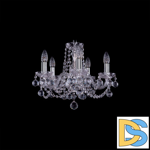 Подвесная люстра Bohemia Ivele Crystal 1402/5/141 Ni Balls
