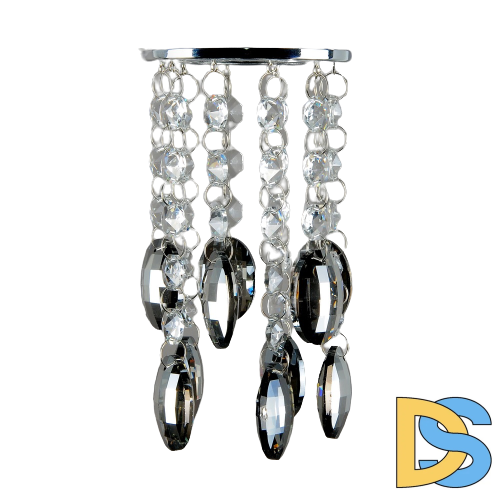 Встраиваемый светильник Elvan TCH-719-MR16-5.3-Bk-Ch