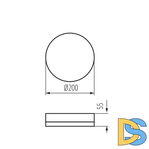 Потолочный светильник Kanlux Iper 37290