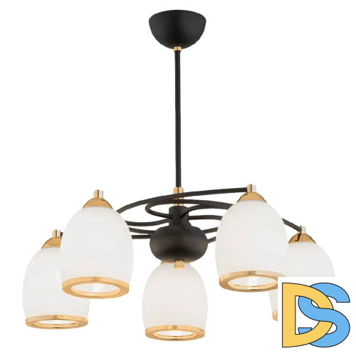 Люстра на штанге IMEX MD.8388-5-P-BK