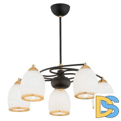 Люстра на штанге IMEX MD.8388-5-P-BK